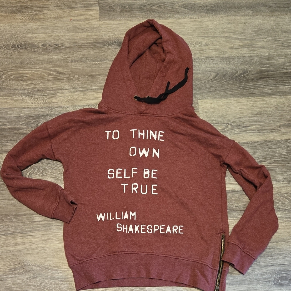 F21 Shakespeare Hoodie Sz Small